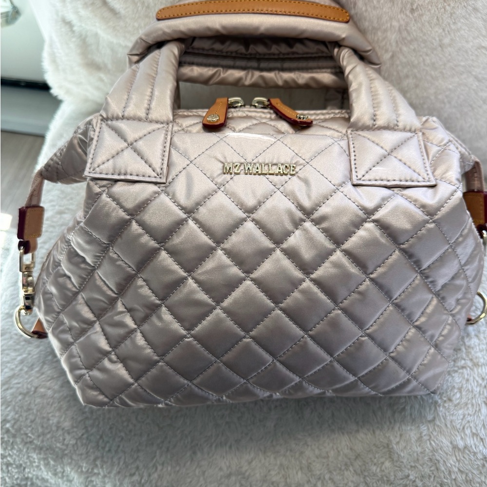 MZ Wallace rose gold Small Sutton Deluxe bag